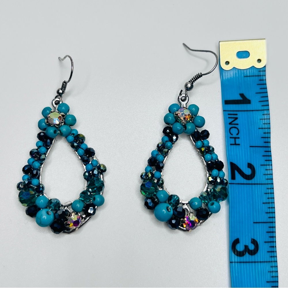 Turquoise Earrings Dangle Angle - image 6